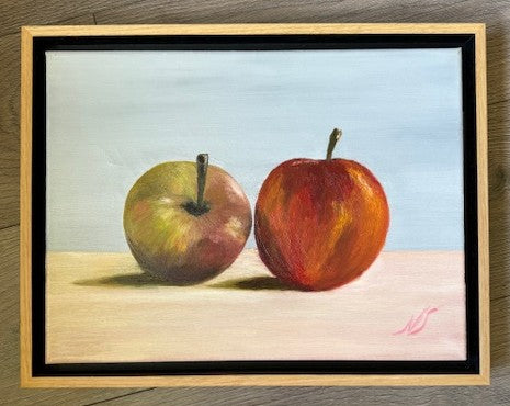 ORIGINAL Painting - Apple Due