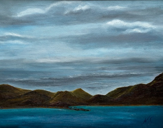 ORIGINAL Painting - Skyfall