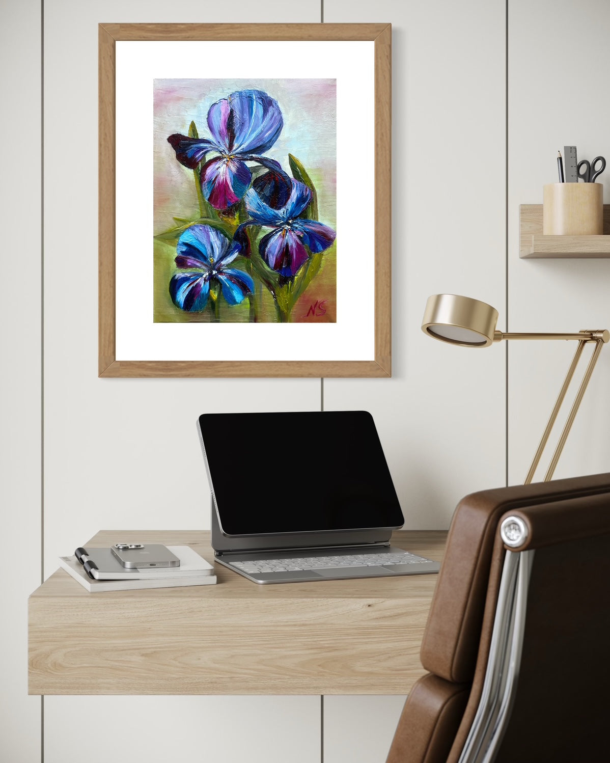ORIGINAL Painting - Iris Fantasy