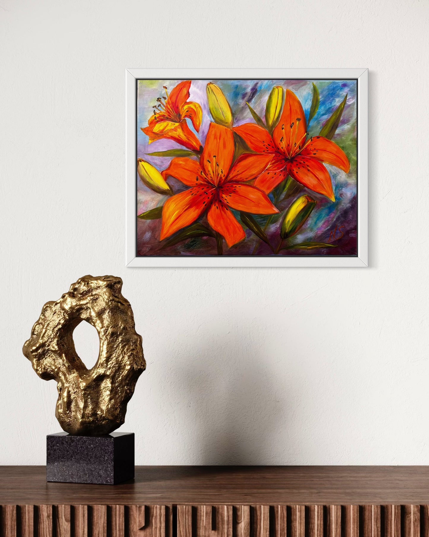 ORIGINAL Painting - Tiger Lilies