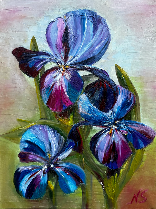ORIGINAL Painting - Iris Fantasy