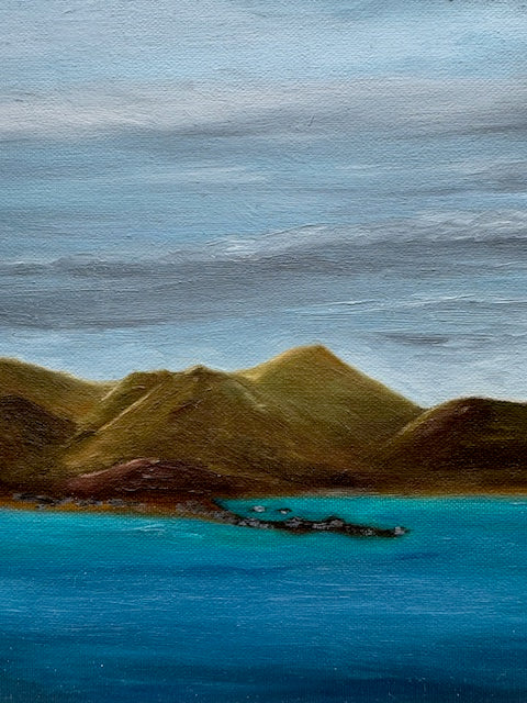 ORIGINAL Painting - Skyfall