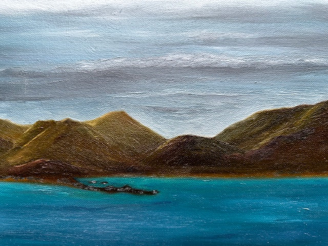 ORIGINAL Painting - Skyfall